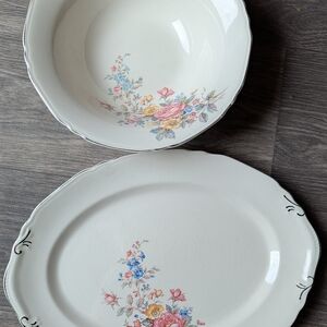Vintage Crown Potteries Dining Set